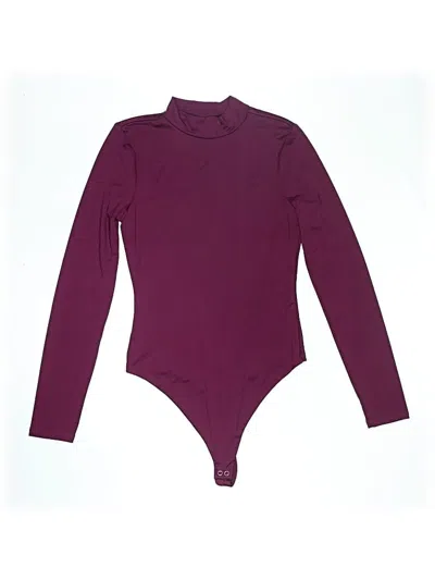 Pre-owned Rue21 Bodysuit In Burgundy