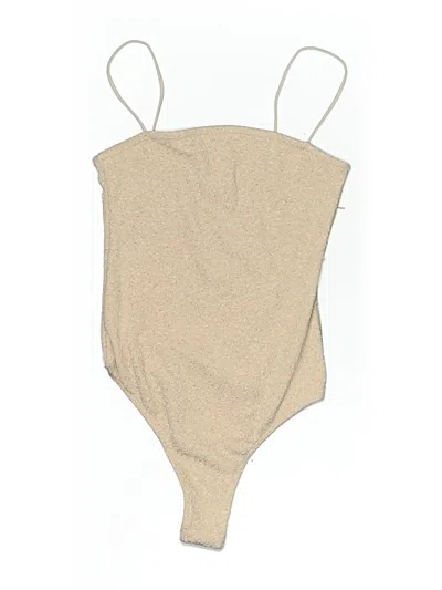 Pre-owned Rue21 Bodysuit In Tan