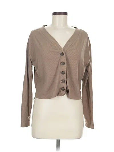 Pre-owned Rue21 Cardigan Sweater In Brown