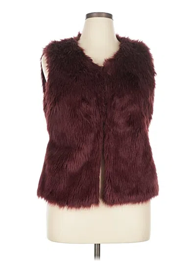 Pre-owned Rue21 Cardigan Sweater In Burgundy