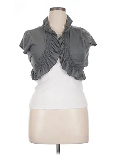 Pre-owned Rue21 Cardigan Sweater In Gray