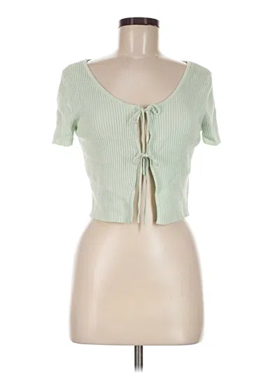 Pre-owned Rue21 Cardigan Sweater In Green