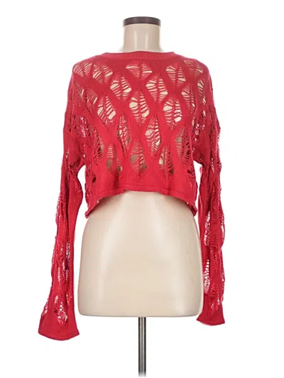 Pre-owned Rue21 Cardigan Sweater In Red