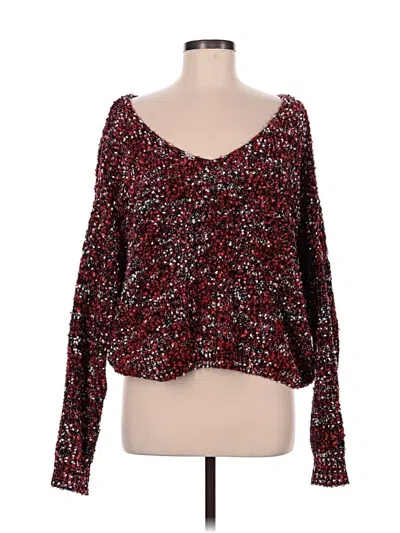 Pre-owned Rue21 Cardigan Sweater In Red