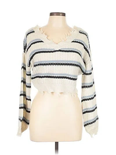 Pre-owned Rue21 Cardigan Sweater In White