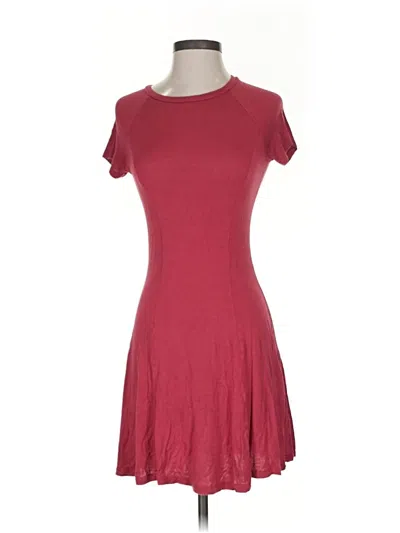 Pre-owned Rue21 Casual Dress In Burgundy