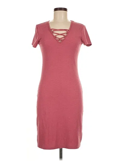 Pre-owned Rue21 Casual Dress In Burgundy