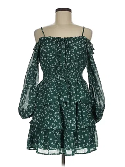 Pre-owned Rue21 Casual Dress In Green