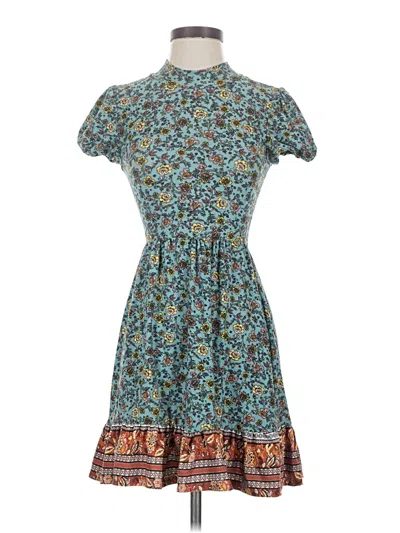 Pre-owned Rue21 Casual Dress In Teal