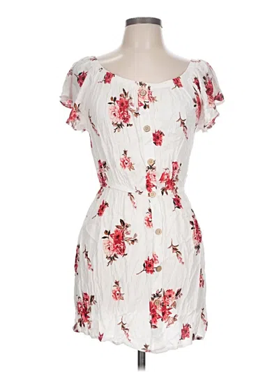 Pre-owned Rue21 Casual Dress In White