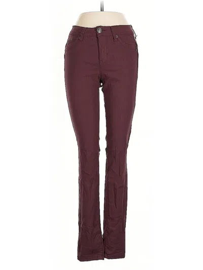 Pre-owned Rue21 Casual Pants In Burgundy