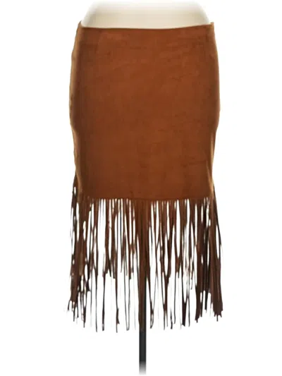 Pre-owned Rue21 Casual Skirt In Brown