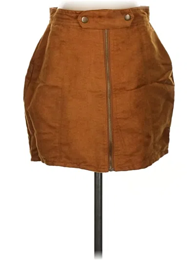 Pre-owned Rue21 Casual Skirt In Brown