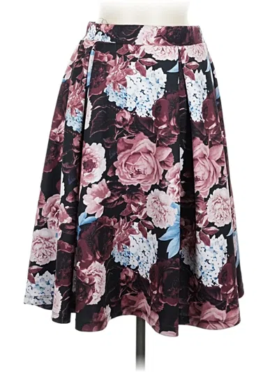 Pre-owned Rue21 Casual Skirt In Burgundy