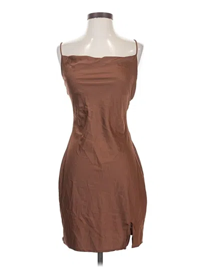 Pre-owned Rue21 Cocktail Dress In Brown
