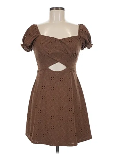 Pre-owned Rue21 Cocktail Dress In Brown