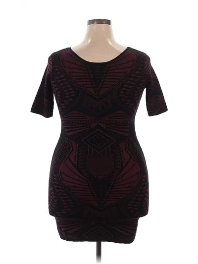 Pre-owned Rue21 Cocktail Dress In Burgundy