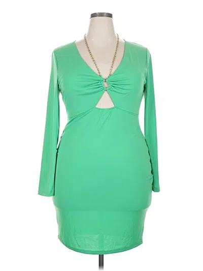 Pre-owned Rue21 Cocktail Dress In Green