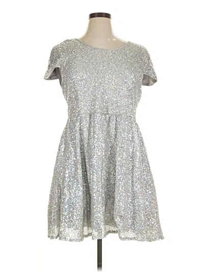 Pre-owned Rue21 Cocktail Dress In Silver