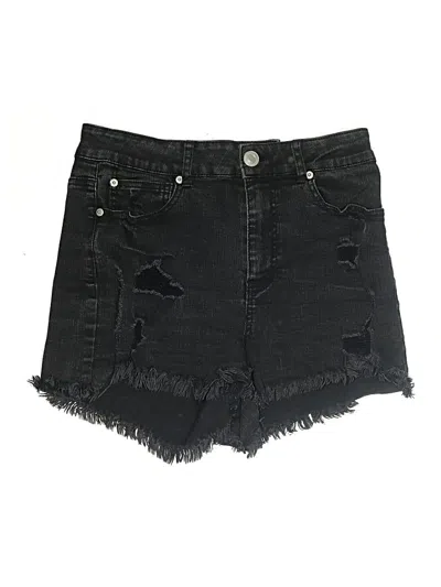 Pre-owned Rue21 Denim Shorts In Black