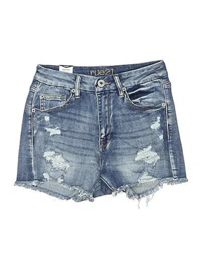 Pre-owned Rue21 Denim Shorts In Blue