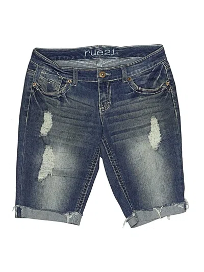 Pre-owned Rue21 Denim Shorts In Blue