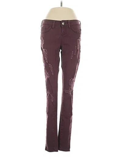 Pre-owned Rue21 Jeans In Burgundy