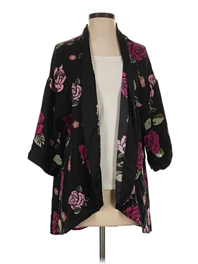 Pre-owned Rue21 Kimono In Black
