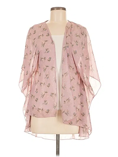 Pre-owned Rue21 Kimono In Pink