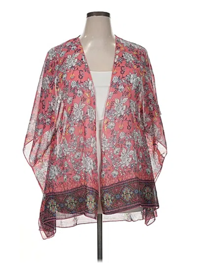 Pre-owned Rue21 Kimono In Pink