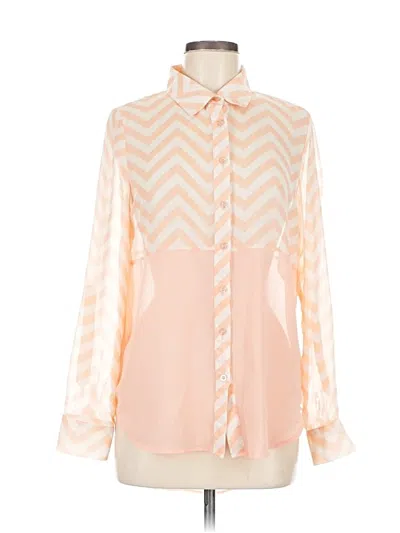 Pre-owned Rue21 Long Sleeve Blouse In Orange