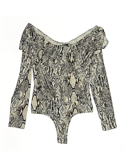 Pre-owned Rue21 Long Sleeve Blouse In Silver