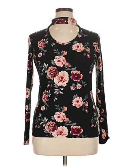 Pre-owned Rue21 Long Sleeve Top Black Turtleneck Tops
