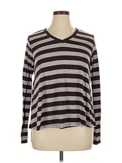 Pre-owned Rue21 Long Sleeve T-shirt In Gray