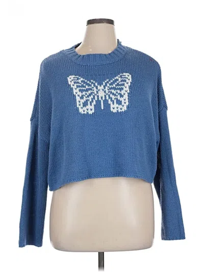 Pre-owned Rue21 Pullover Sweater In Blue