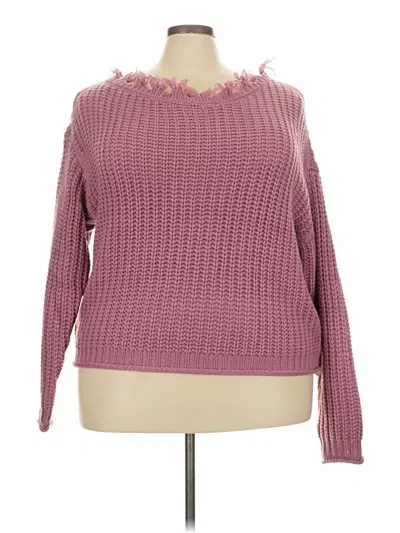 Pre-owned Rue21 Pullover Sweater In Pink