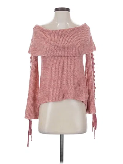 Pre-owned Rue21 Pullover Sweater In Pink