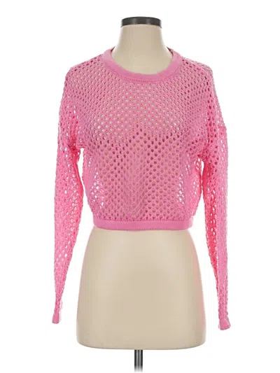 Pre-owned Rue21 Pullover Sweater In Pink
