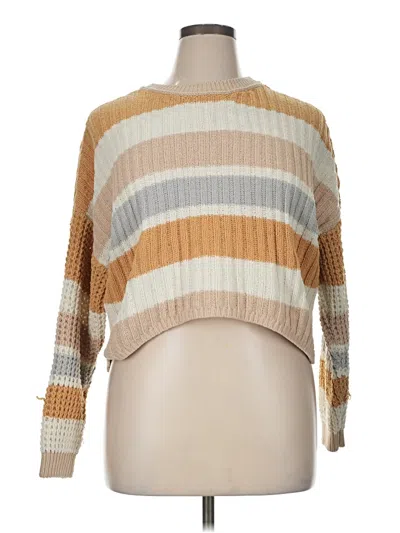 Pre-owned Rue21 Pullover Sweater In Tan
