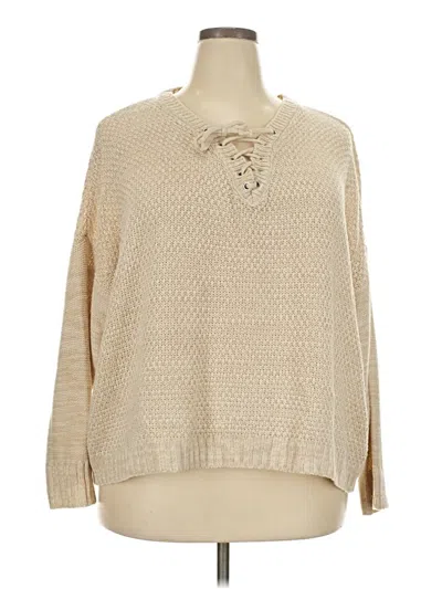 Pre-owned Rue21 Pullover Sweater In Tan