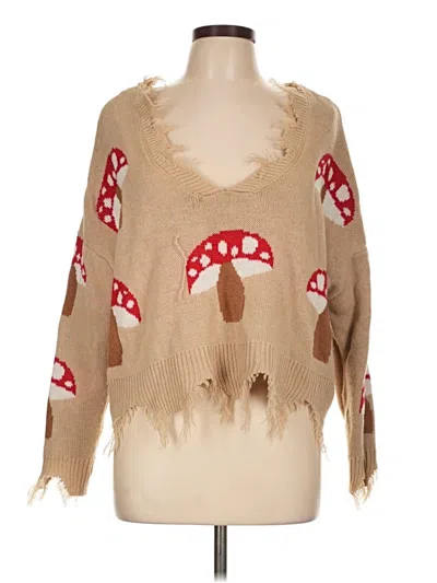 Pre-owned Rue21 Pullover Sweater In Tan