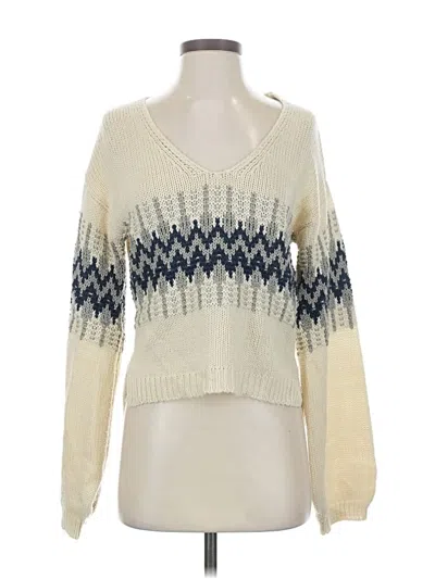 Pre-owned Rue21 Pullover Sweater In White