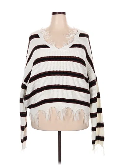 Pre-owned Rue21 Pullover Sweater In White
