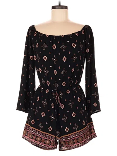 Pre-owned Rue21 Romper In Black