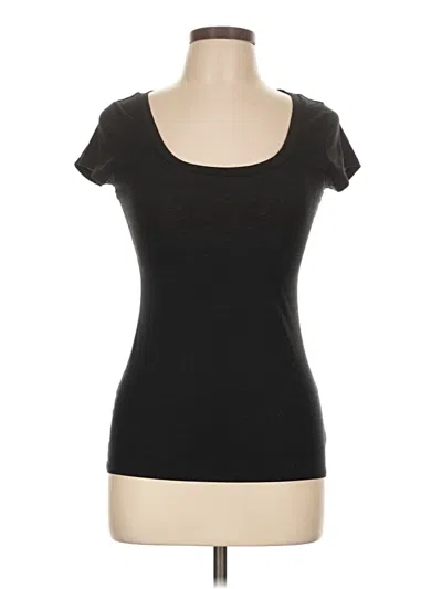 Pre-owned Rue21 Short Sleeve Top Black Scoop Neck Tops