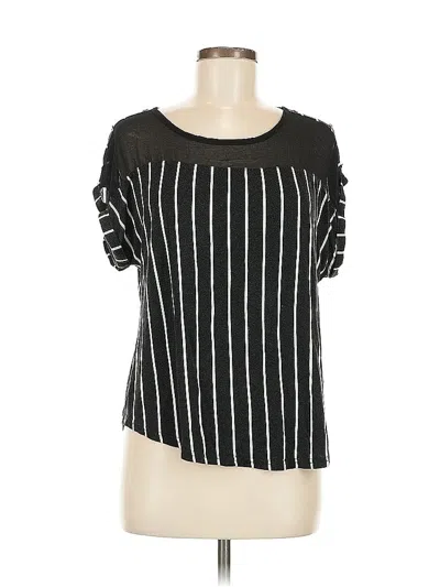 Pre-owned Rue21 Short Sleeve Top Black Square Neckline Tops