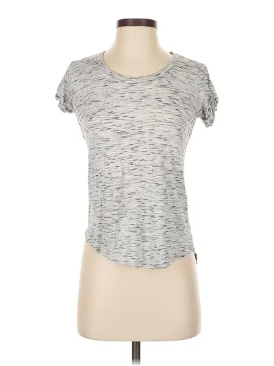 Pre-owned Rue21 Short Sleeve Top Gray Crew Neck Tops