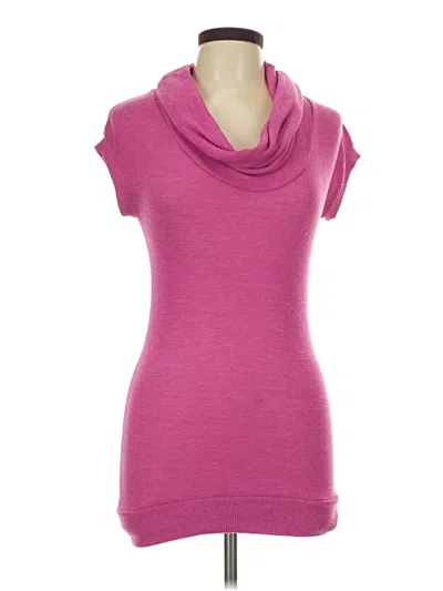 Pre-owned Rue21 Short Sleeve Top Pink Cowl Neck Tops