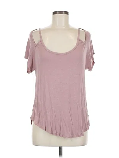 Pre-owned Rue21 Short Sleeve Top Pink Scoop Neck Tops