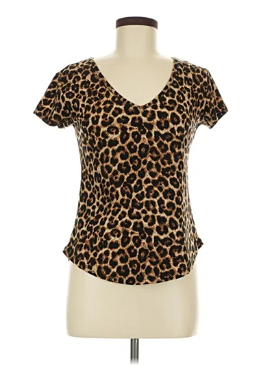 Pre-owned Rue21 Short Sleeve T-shirt In Brown